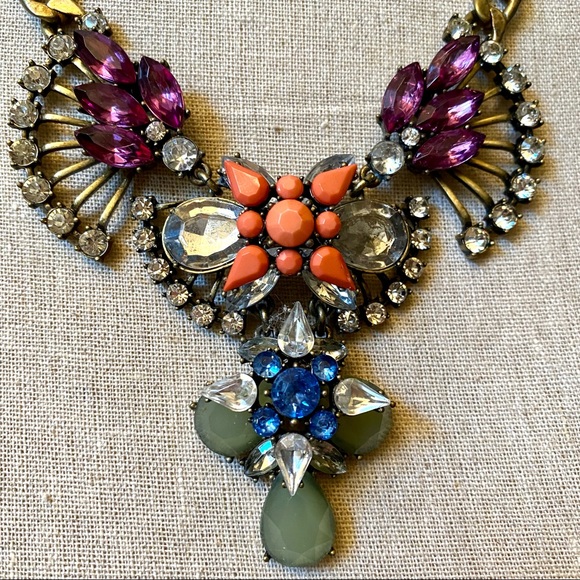 J. CREW Stunning Multicolored Necklace - Picture 1 of 5